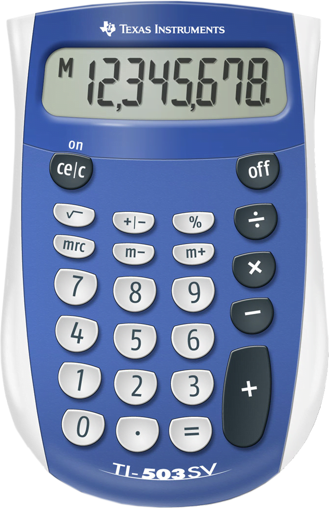 Texas Instruments TI503 SV Basic Battery Powered Calculator SchoolMart ScanTex