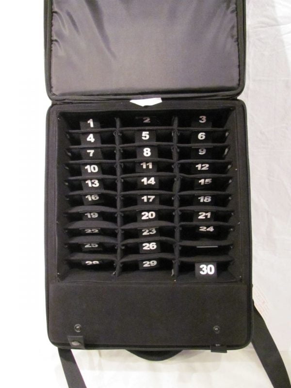 Storage Case for 30 Graphing Calculators with Handle and Wheels ScanTex