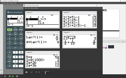 TI-Nspire CX II Online Calculator - Single 1 Year Subscription