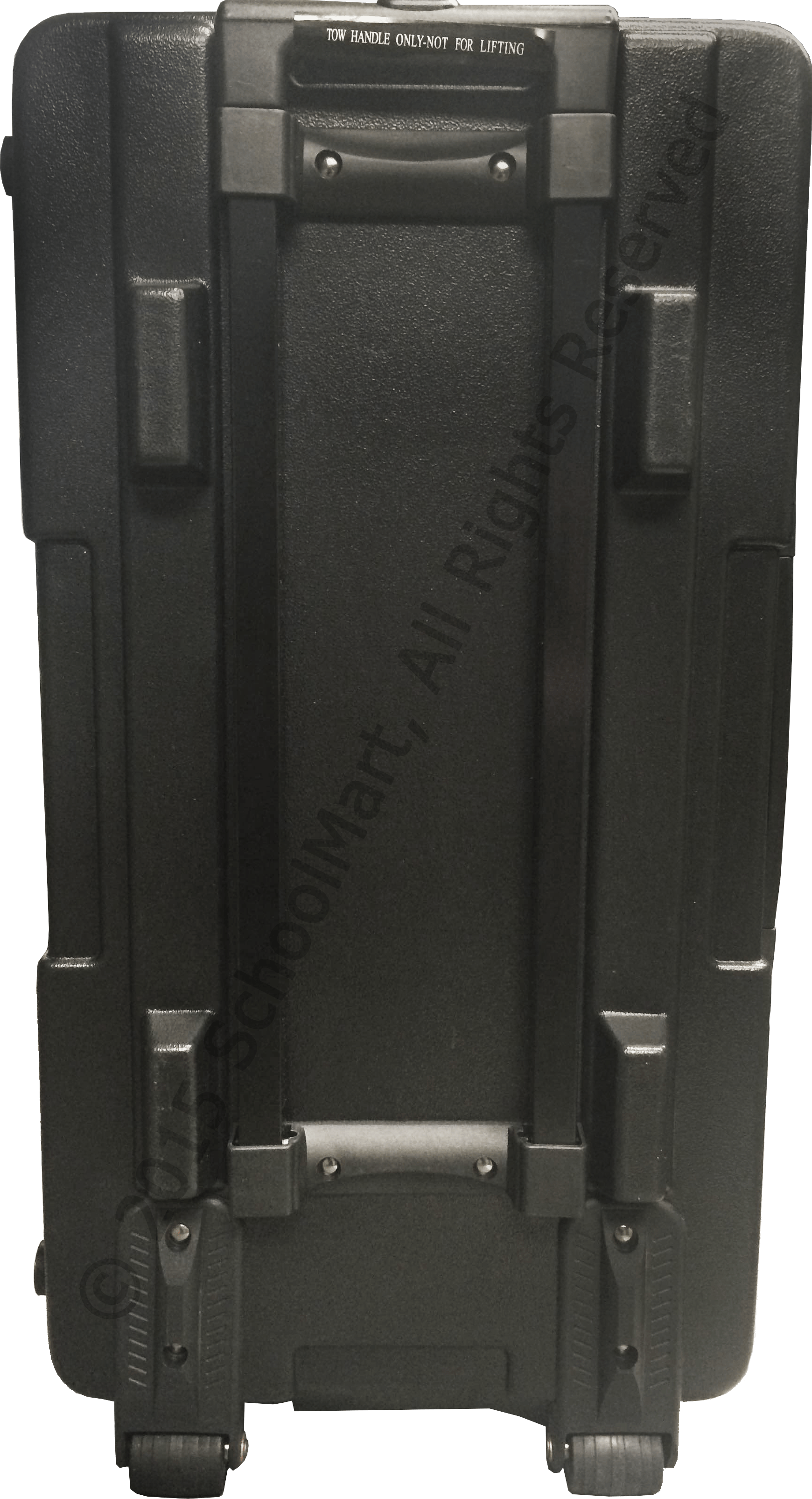 Hard Case Storage for 30 Graphing Calculators with Hard Lined Numbered Slots, Wheels and Handle - Image 2