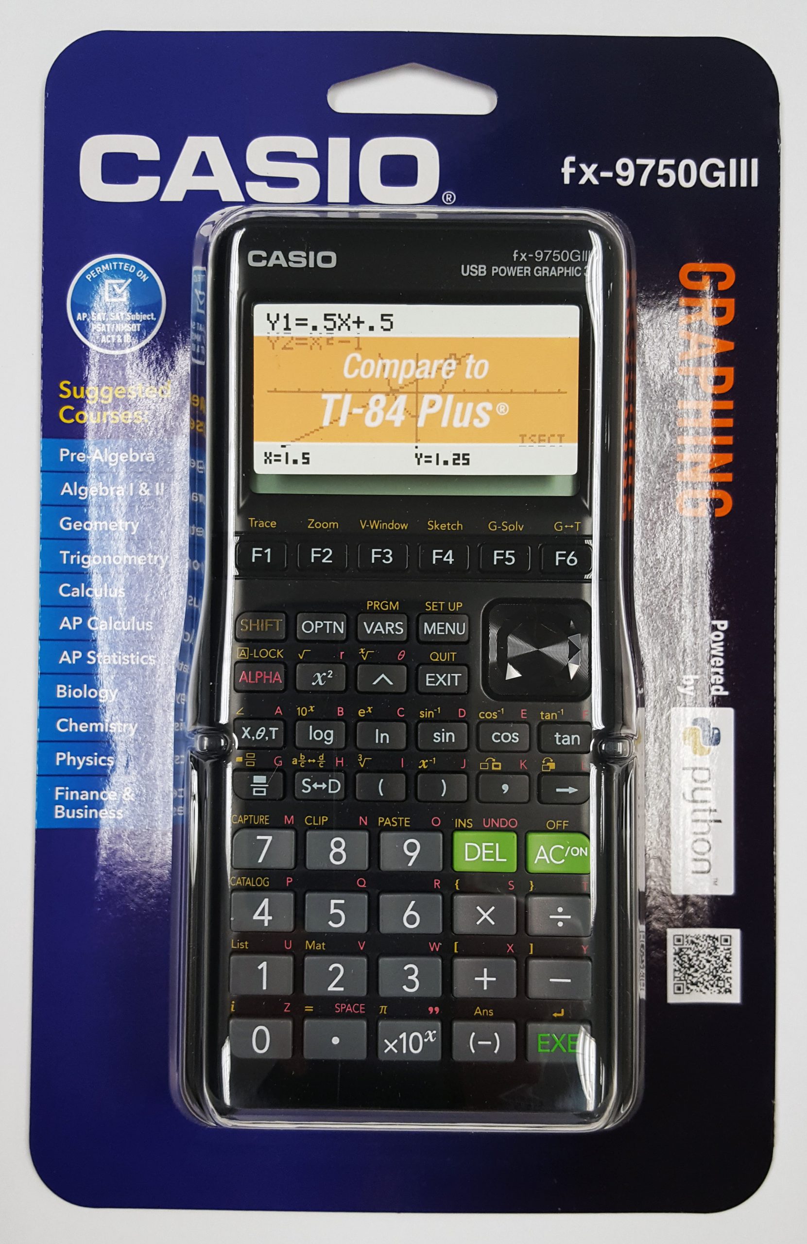 Scientific Calculators Casio Fx-9750GII Graphing Calculator Blue