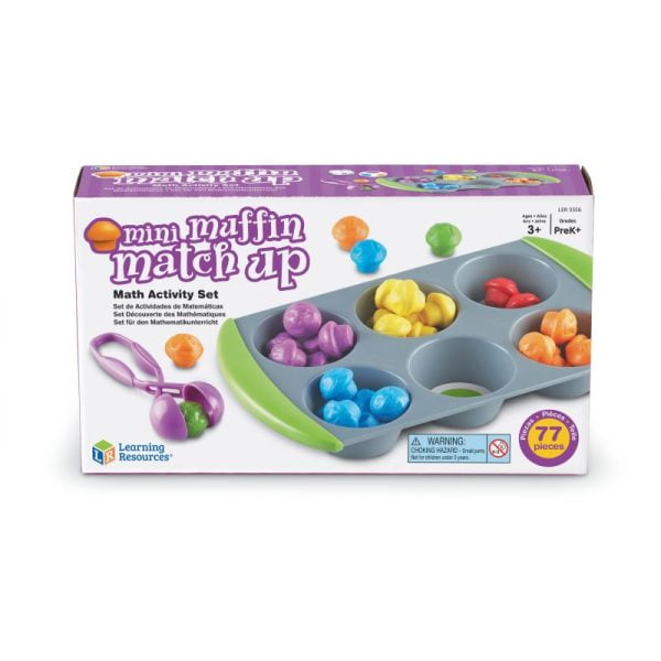 Mini Muffin Match Up Math Activity Set - Image 2