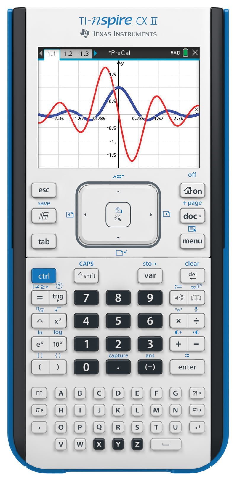 Texas Instruments TI-83 Plus.fr Calculator + TEXAS INSTRUMENT USB CABLE.