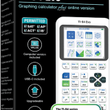 TI 84 EVO Graphing Calculator - White